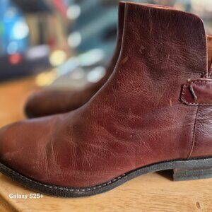 Franco Sarto Sarto Womens Lara Leather Flat Ankle Boots